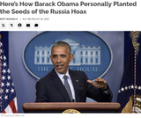 Barack Obama Personally Planted the Seeds of the Russia Hoax