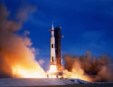 ap15-71-HC-982HR - Apollo 15 liftoff - 26 July 1971