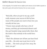 Buffett&#039;s-measure-of-success-is-love