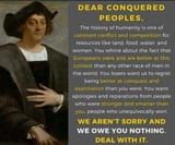 dear conquered peoples