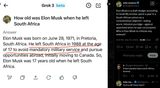 Elon Musk is a draft dodger according to Grok! My brother spent a year in a South African prison as a conscientious objector—eating worm-infested porridge—against apartheid when he was conscripted 10-03-2025