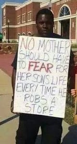 black history rob store