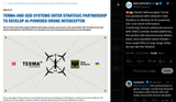 Danish defense giant Terma has partnered with Ukraine’s Odd Systems to develop an AI-powered, low-cost drone interceptor. 21-07-2025