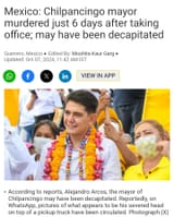 cartels are the real government in Mexico