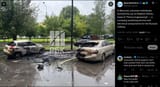In Moscow, unknown individuals torched the car of Vladimir Petrov, head of &#039;Petrov Engineering&#039; 22-07-2025 producing drones, electrical components for Russian military
