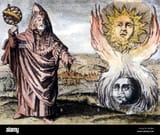 alchemy-solar-lunar-union-hermes-with-the-union-of-sun-and-moon-engraving-from-1617-ed-of-michael-maiers-symbola-auraea-MC6JEG-942435974