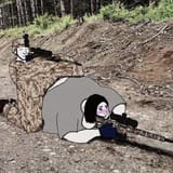 Airman takes his dependent to the shooting range