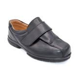 DBJosh.BlackVelcroMenShoes.Front