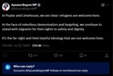 refugees are welcome here said by a colonist