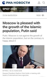 putin happy with muslim growth