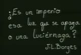 es un imperio o una luciernaga esa luz que se apaga