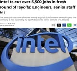 Intel to cut over 5 500 jobs in fresh round of layoffs Engineers senior staff hit - Technology News The Financial Express