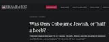 ozzy jewish