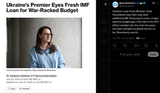 Ukraine’s new Prime Minister Yuliia Svyrydenko says Kyiv may seek additional IMF financing to cover a major wartime budget gap 22-07-2025 half of $75 billion needed