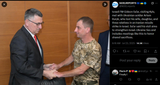 Israeli FM Gideon Sa’ar, visiting Kyiv, met with Ukrainian soldier Artem Buryk, who lost his wife, daughter 23-07-2025 3 relatives in an Iranian missile strike in Israel
