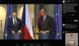 Czech PM Petr Fiala announced that Prague will help strengthen Ukraine’s air defenses against drones 23-07-2025 alongside German Chancellor Merz in Berlin