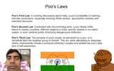 poo&#039;s laws