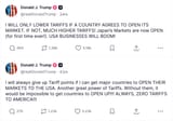 tariffs