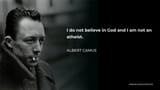 camus distancing himself from fatass atheists