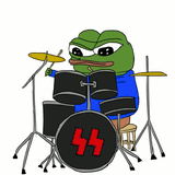 Drumming Pepe