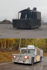 Almost identical 20-07-2025 @JeremyClarkson was designing combat vehicles for the Russian CHUG