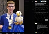 Oles Hordiichuk has won a gold medal at the International Mathematical Olympiad in Australia! 23-07-2025 first in the world among young mathematicians!