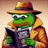 ai_art_detective_pepe_reading_crimes_of_the_jews