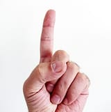 Index_finger_=_to_attention