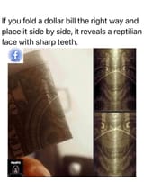 1 dollar bill reptillians reptile baphomet too underneath