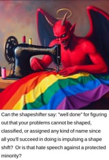 ai_art_shapeshifter_say_well_done_red_horned_satan_sewing_a_rainbow_flag