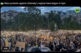 july 2025 mass protest in ukraine because of corruption and probably because of the demographic collapse