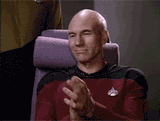 picard clapping