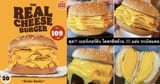 burger king thai cheese burger