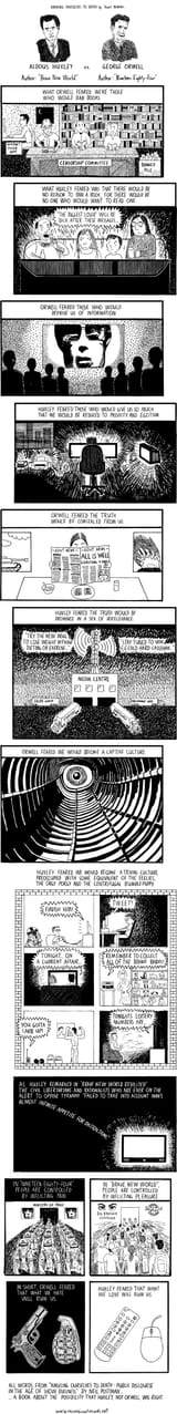 huxley orwell