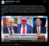 U.S. envoy to NATO Matthew Whitaker told Fox that China must be punished for &#039;subsidizing&#039; Russia’s war against Ukraine 23-07-2025 Beijing of backing a proxy war HD
