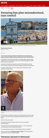 Screenshot 2025-07-24 at 14-45-12 Swearing ban plan misunderstood says Thanet District Council - BBC News