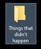 didn&#039;t happen