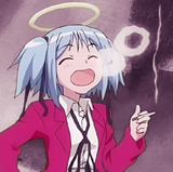 Dokuro-chan has a smoke