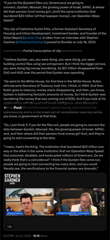 2025-07-24 If you let the Epstein files out Americans are going to connect...Epstein Mossad the growing power of Israel AIPAC &amp;amp where did their pension fund money go ... and the same institution that [...]