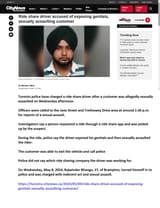 Rideshare sex attack fare, Rajwinder Bhangu, 27, of Brampton