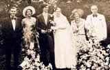 fake macron wedding photo
