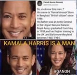 kamala harris is a man kamal aroush born in benghazi