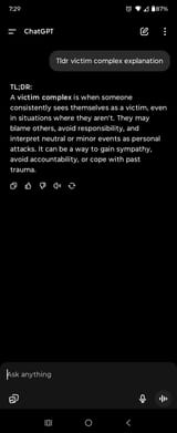 victim complex
