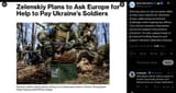 Zelensky plans to ask European allies to help cover salaries for Ukrainian troops, addressing recruitment challenges amid ongoing war efforts. 25-07-2025