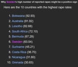sweden rape is a good thing