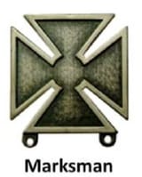 common military marksmanship badge