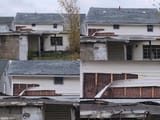 brick covered by vinyl siding