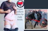 antifa dress code