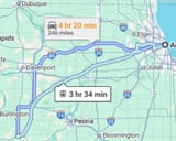 Macomb to Chicago