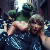 6070449 - AI-generated crossover music Oscar_the_Grouch Sesame_Street Taylor_Swift